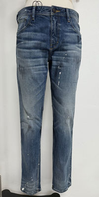 Cuci berat Dan Vintage Lenyap Finish Denim Bagian bawah Untuk getaran nostalgia