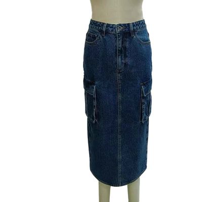 Rambut Denim Desain Tinggi Untuk Silhouette Yang Menyenangkan