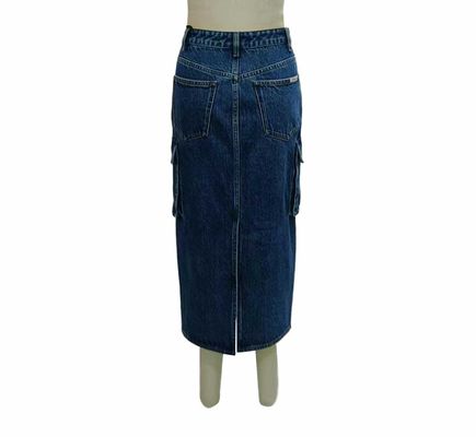 Rambut Denim Desain Tinggi Untuk Silhouette Yang Menyenangkan