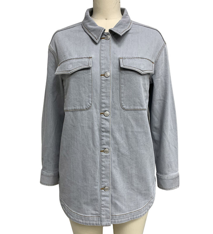 Kaos Denim Berukuran Besar Untuk Gaya Yang santai Dan Mudah